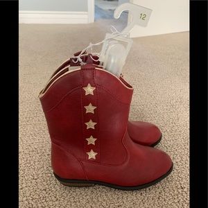 New cat and jack red star cowboy toddler 12